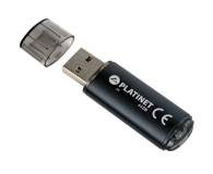 PLATINET USB 2.0 X-Depo 64GB BLACK METAL PMFE64 - 1441370 - zdjęcie 2